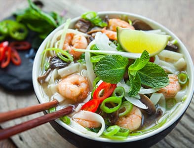 Asiatische Suppe