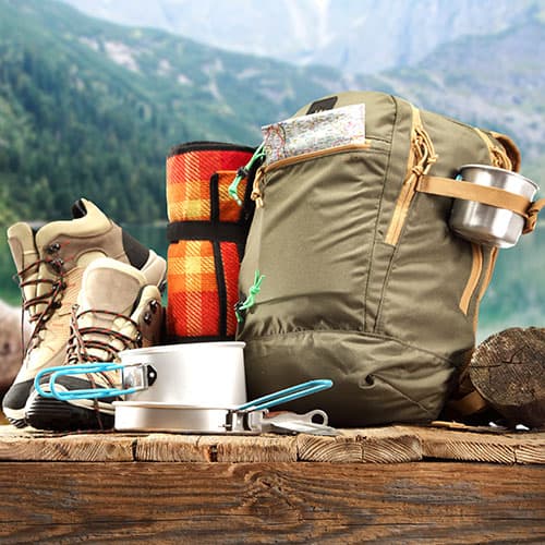 Wanderrucksack packen