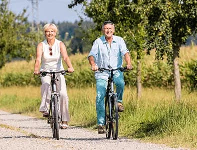 Mit dem E-Bike entspannt unterwegs