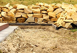 Bereit für die Verlegung des Fundaments