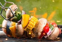 Gemüsespieße für den Grill