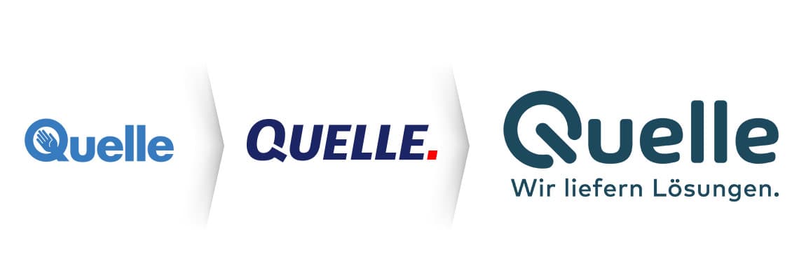 Entwicklung des Quelle-Markenlogos