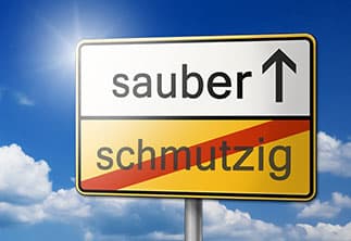 Sauber und schmutzig, was möchten Sie?