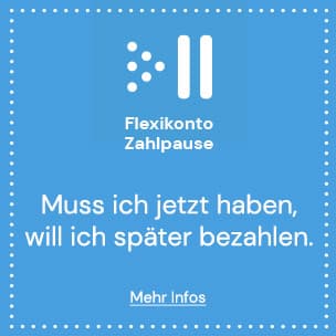 Jetzt Flexikonto Zahlpause bei Quelle nutzen
