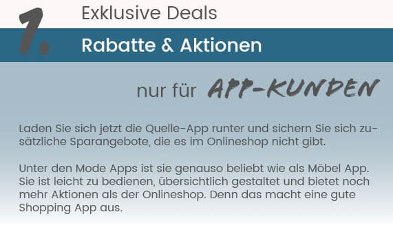 Rabatte & Aktionen nur für App-Kunden