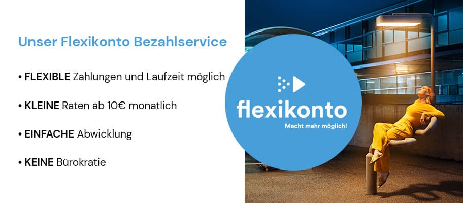 Der Flexikonto Bezahlservice