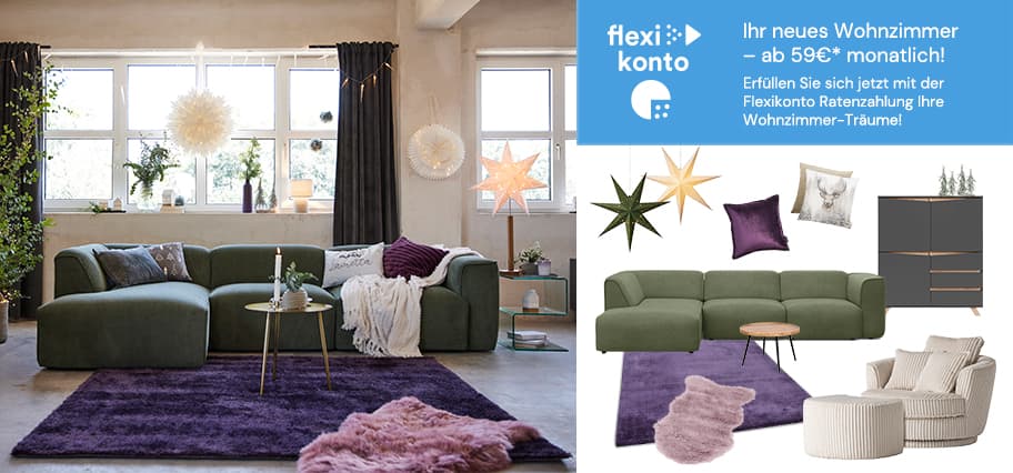Ihr neues Wohnzimmer - ab 59€* monatlich!