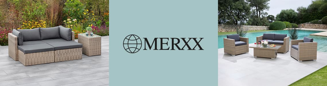 Merxx bietet eine große Auswahl an stilvollen und praktischen Gartenmöbeln