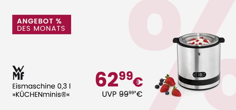 Deal des Monats: WMF Eismaschine für nur 62,99€