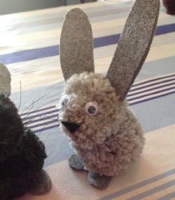 Plüschiger Hase