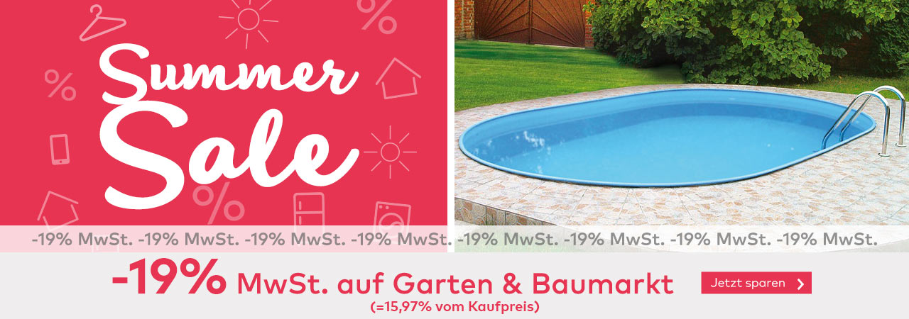 -19% MwSt. auf Garten & Baumarkt im Quelle Online Shop