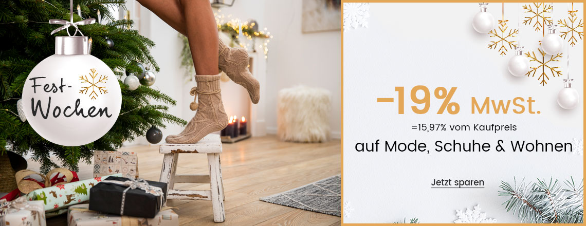 -19% MwSt. auf Mode, Schuhe & Wohnen im Quelle Online Shop