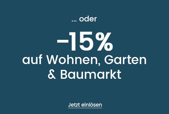 -15% auf Wohnen, Garten & Baumarkt im Quelle Online Shop sparen